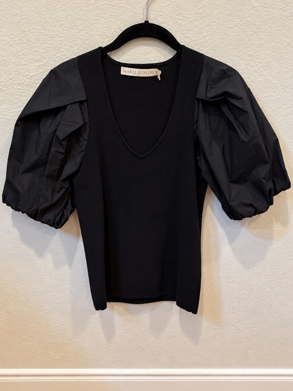 Marie Oliver Shayna Black Top- SMALL